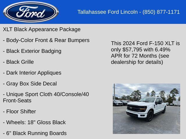 new 2024 Ford F-150 car, priced at $53,945