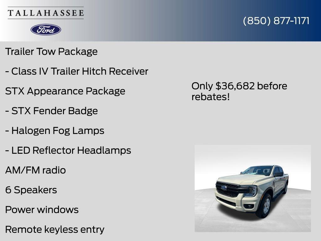 new 2025 Ford Ranger car, priced at $34,682