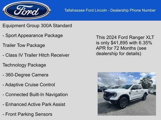 new 2024 Ford Ranger car, priced at $41,895