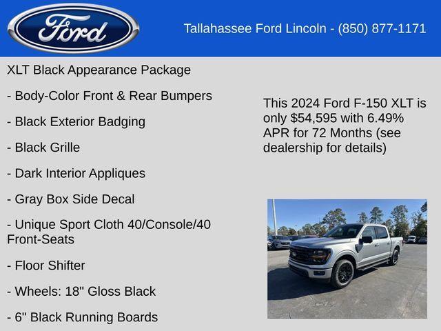 new 2024 Ford F-150 car, priced at $50,745