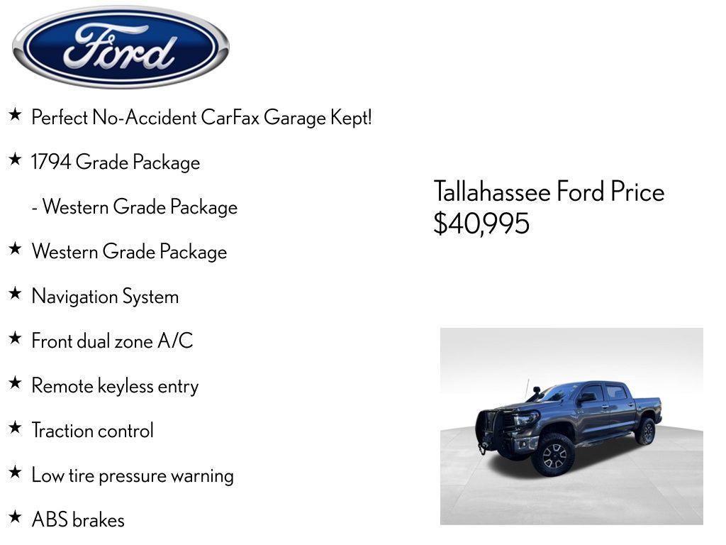 used 2019 Toyota Tundra car, priced at $37,971