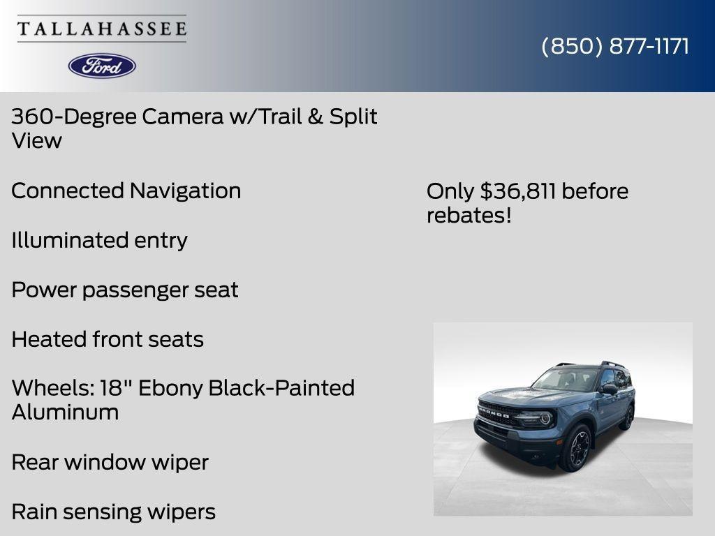 new 2025 Ford Bronco Sport car, priced at $36,811