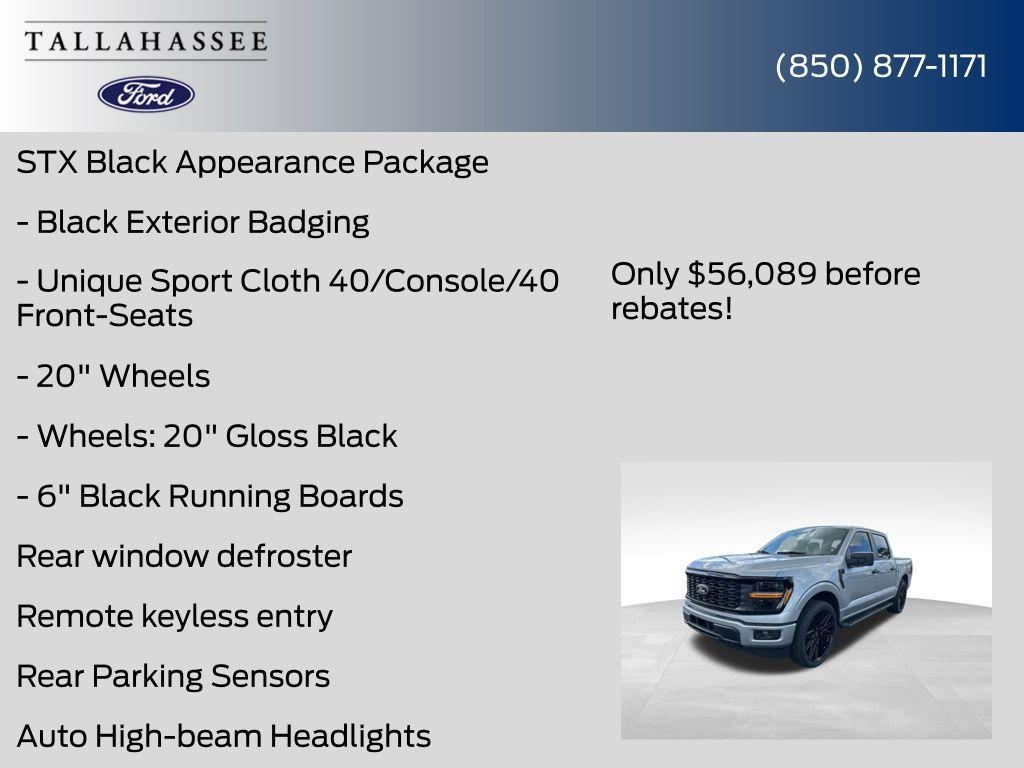 new 2025 Ford F-150 car, priced at $56,089