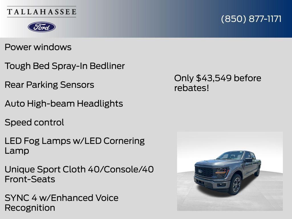 new 2025 Ford F-150 car, priced at $43,549