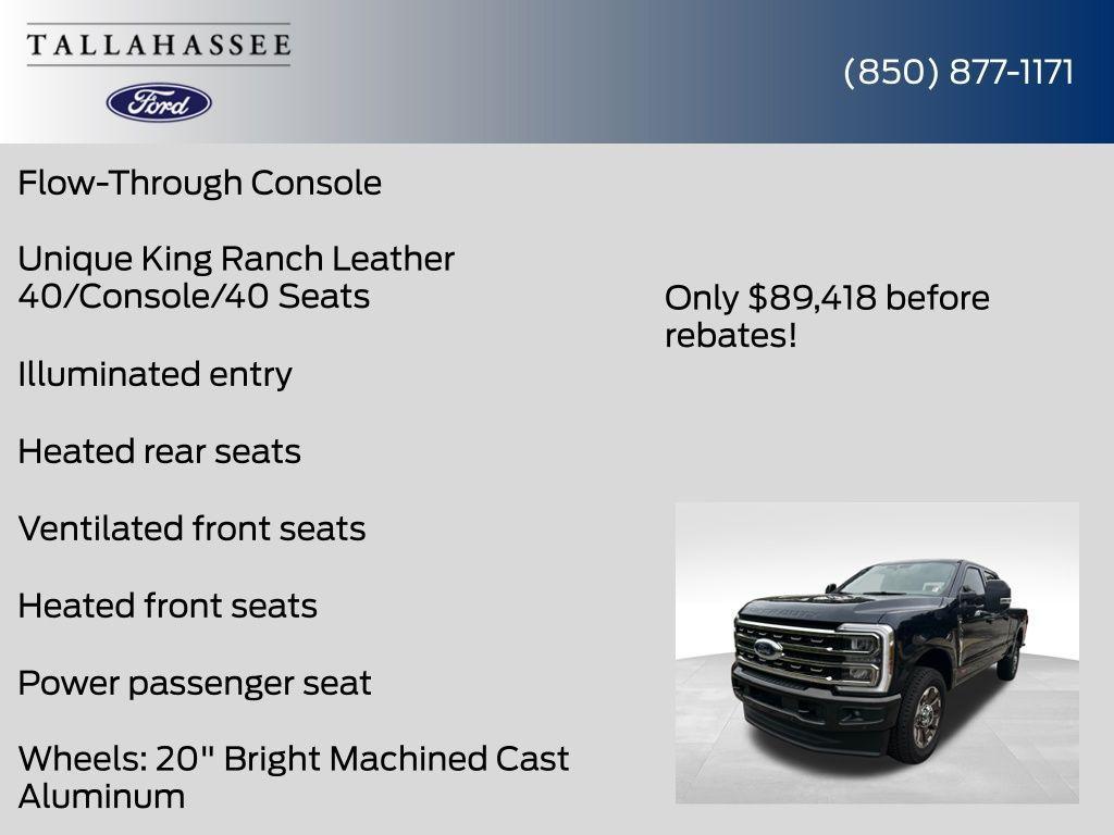 new 2025 Ford F-350 car, priced at $89,418