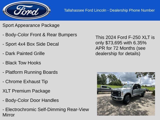 new 2024 Ford F-250 car, priced at $72,995