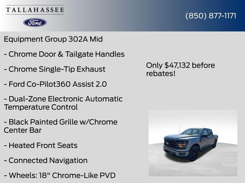 new 2025 Ford F-150 car, priced at $49,632