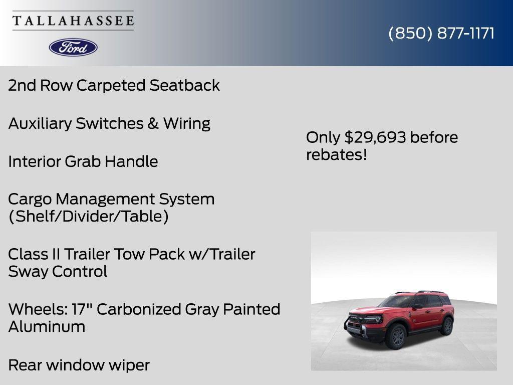 new 2025 Ford Bronco Sport car, priced at $29,693