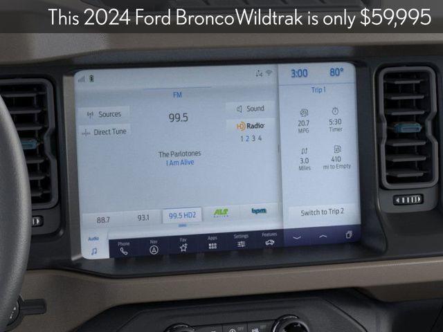 new 2024 Ford Bronco car, priced at $59,995