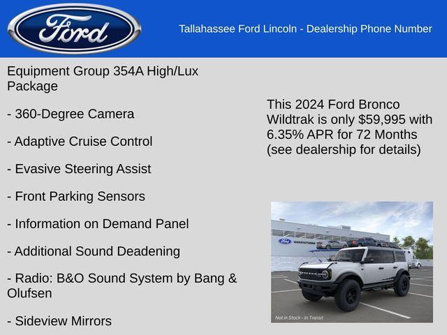 new 2024 Ford Bronco car, priced at $59,995