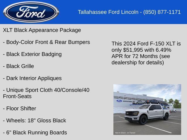 new 2024 Ford F-150 car, priced at $47,645