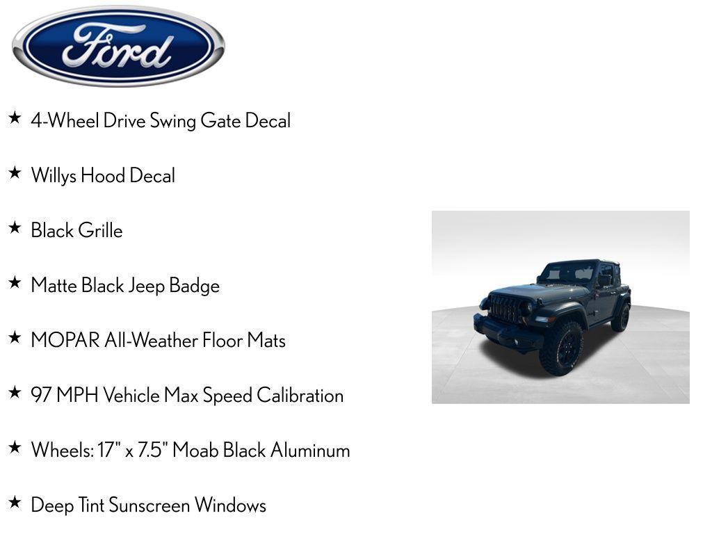 used 2021 Jeep Wrangler car, priced at $24,851