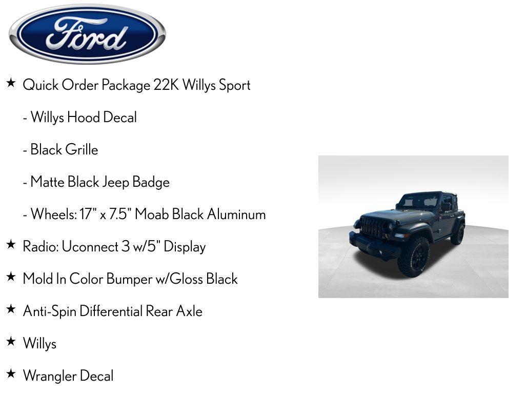 used 2021 Jeep Wrangler car, priced at $24,851