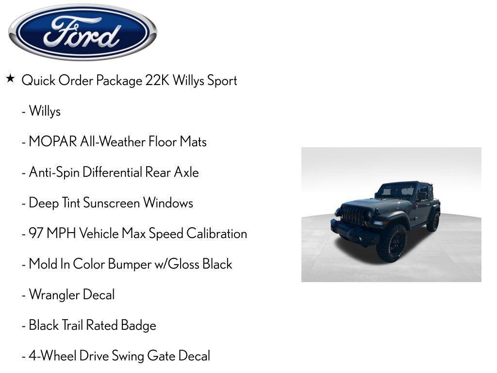 used 2021 Jeep Wrangler car, priced at $24,851