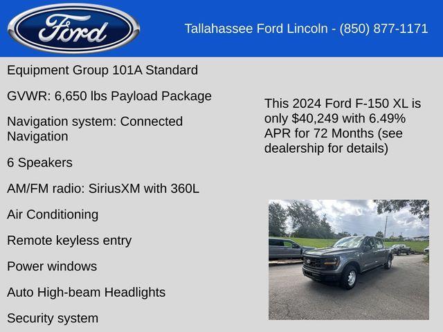 new 2024 Ford F-150 car, priced at $40,249