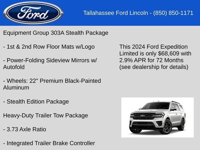 new 2024 Ford Expedition car, priced at $68,609