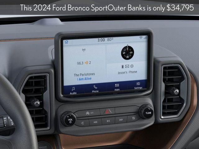 new 2024 Ford Bronco Sport car, priced at $34,795