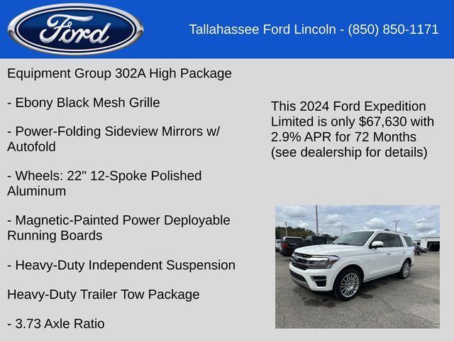 new 2024 Ford Expedition car, priced at $67,630