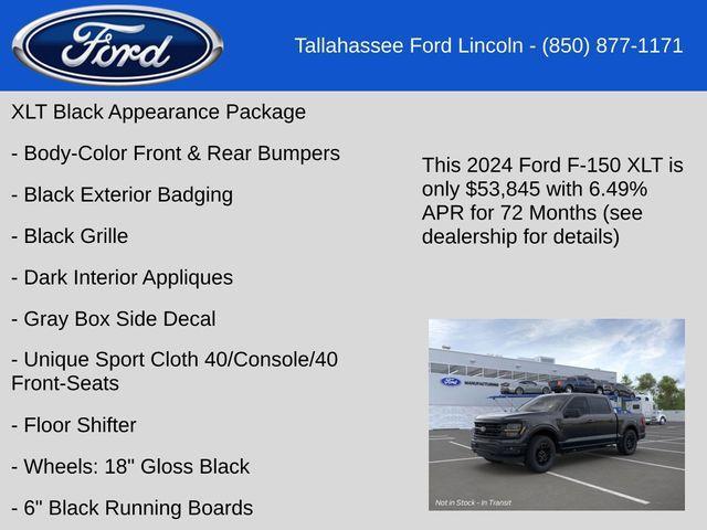 new 2024 Ford F-150 car, priced at $53,845