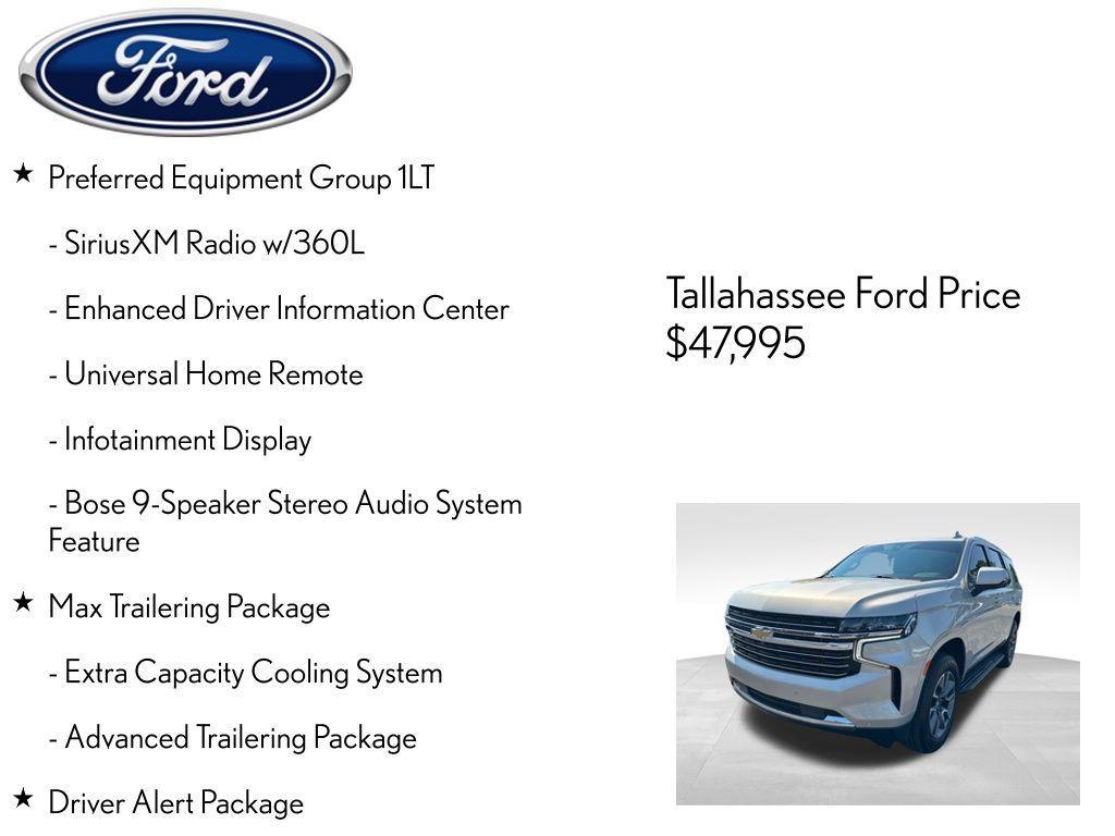 used 2022 Chevrolet Tahoe car, priced at $44,152