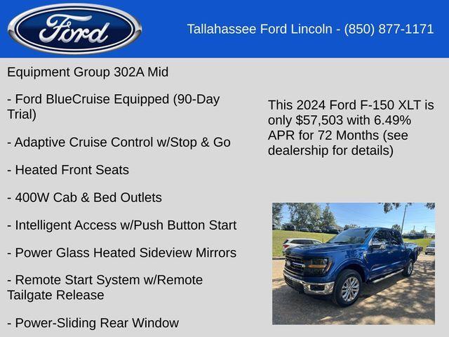 new 2024 Ford F-150 car, priced at $57,503