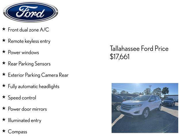 used 2018 Ford Edge car, priced at $17,661