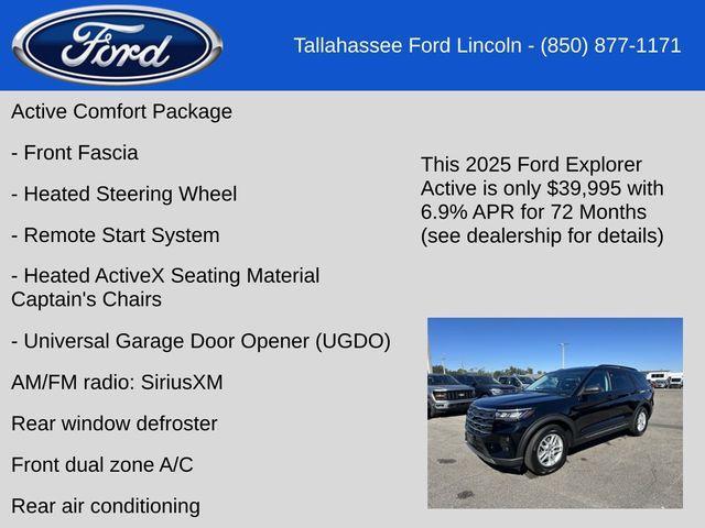 new 2025 Ford Explorer car, priced at $39,995