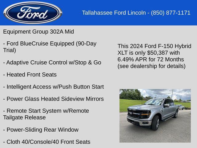 new 2024 Ford F-150 car, priced at $53,795