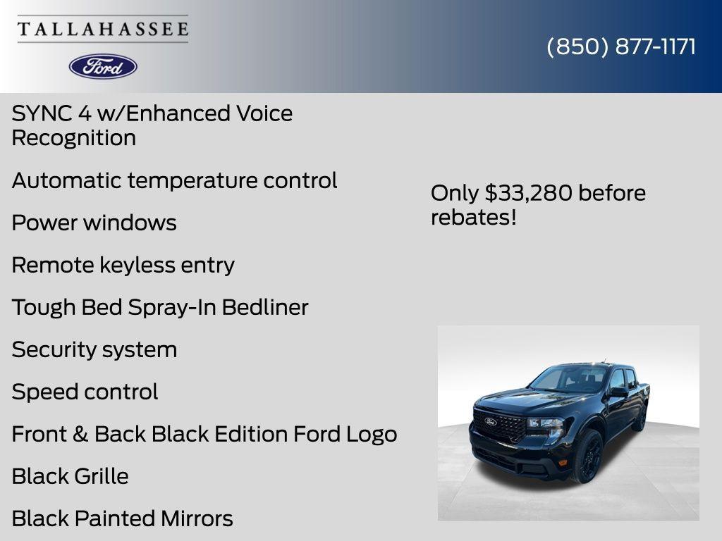 new 2025 Ford Maverick car, priced at $33,280