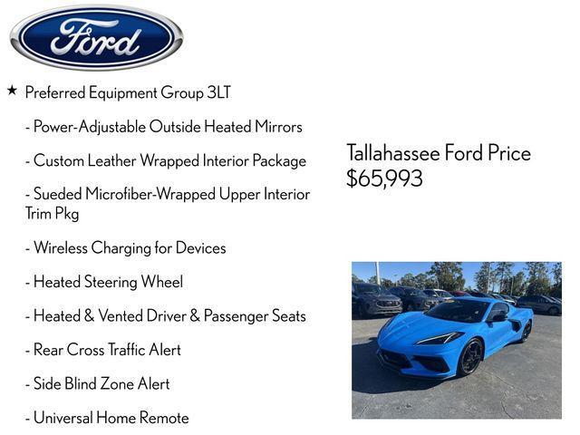 used 2021 Chevrolet Corvette car, priced at $65,993