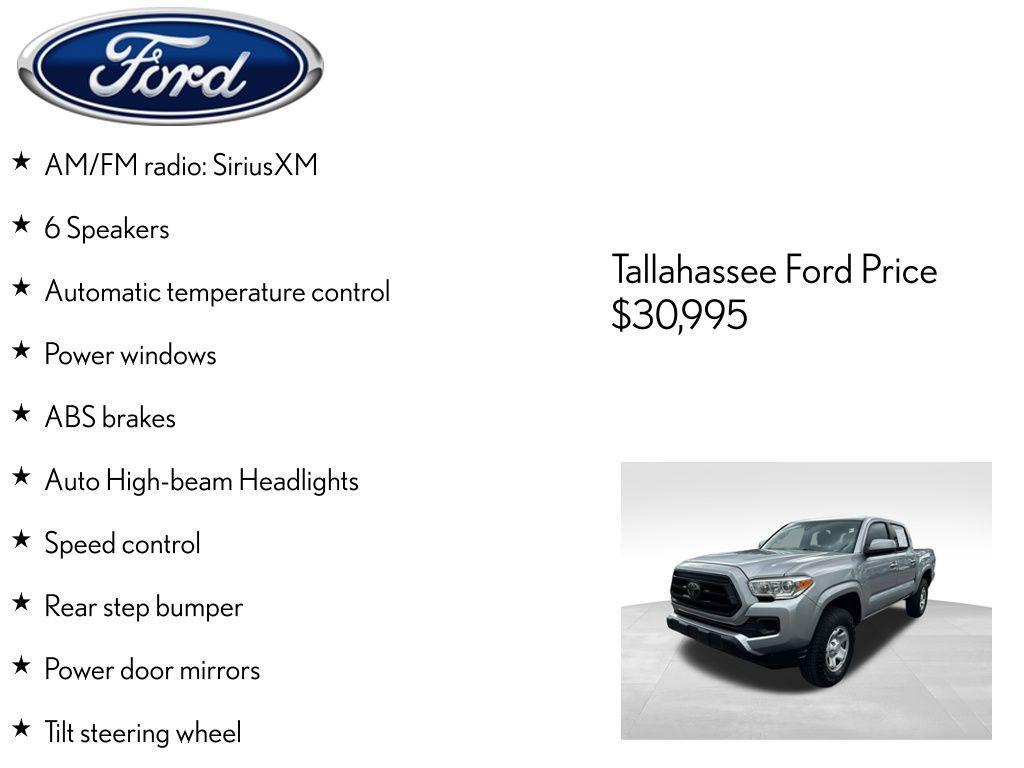 used 2021 Toyota Tacoma car, priced at $25,741