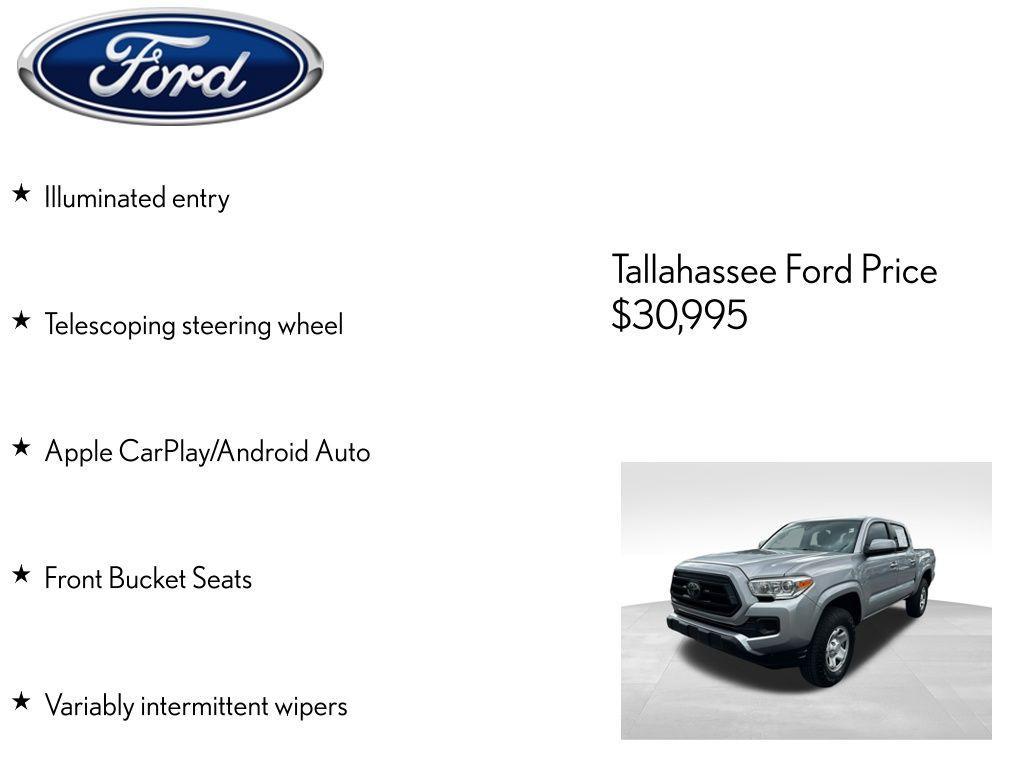 used 2021 Toyota Tacoma car, priced at $25,741