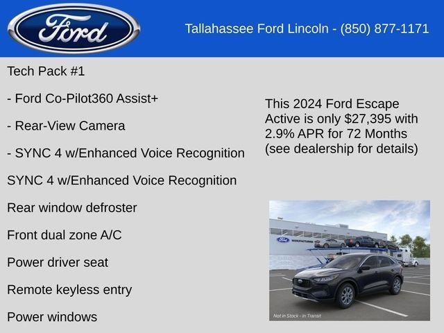 new 2024 Ford Escape car, priced at $27,395