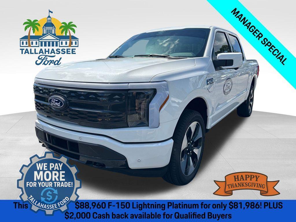 new 2025 Ford F-150 Lightning car, priced at $79,986