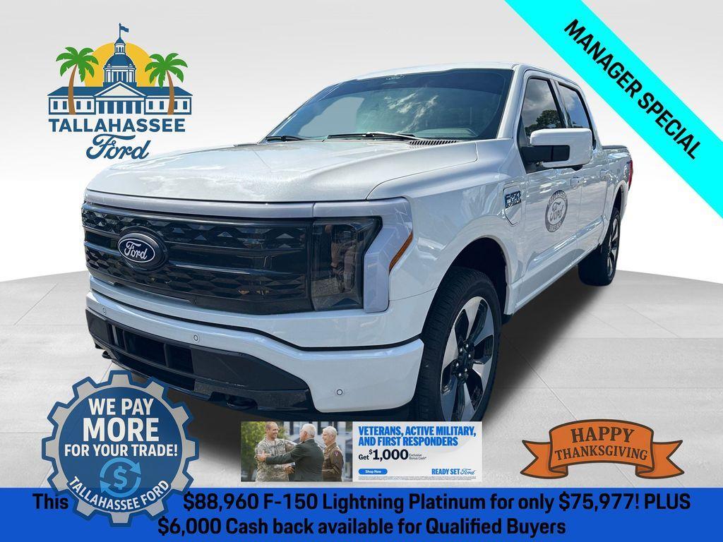 new 2025 Ford F-150 Lightning car, priced at $75,977