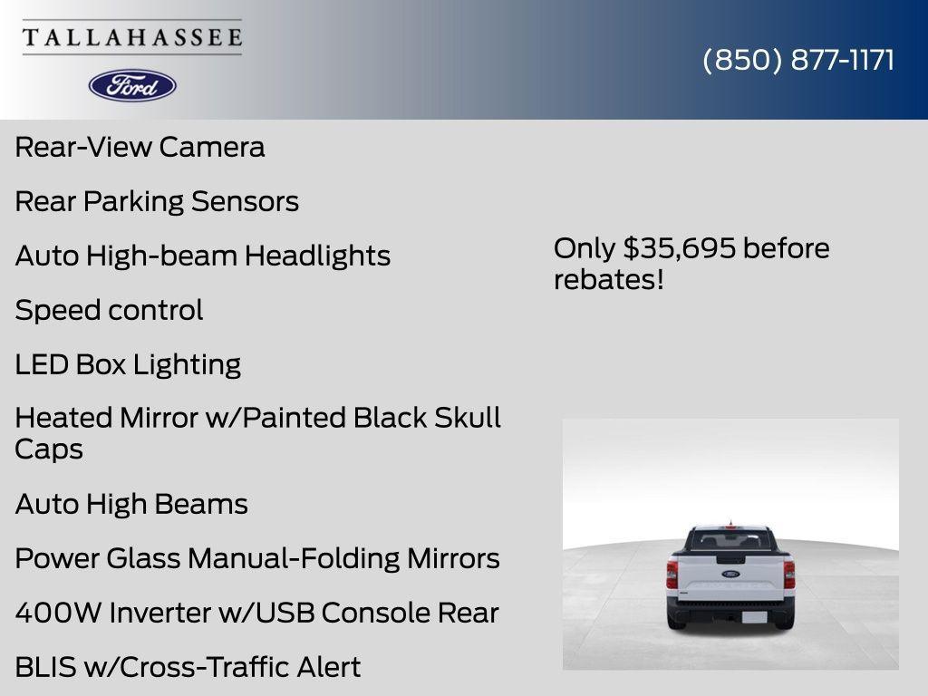 new 2025 Ford Maverick car, priced at $35,695