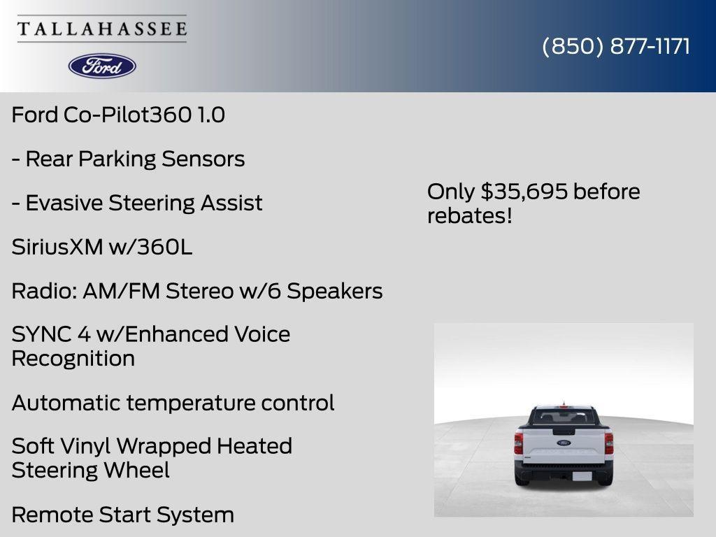 new 2025 Ford Maverick car, priced at $35,695