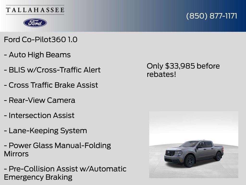 new 2025 Ford Maverick car, priced at $33,985