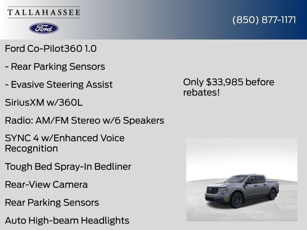 new 2025 Ford Maverick car, priced at $33,985