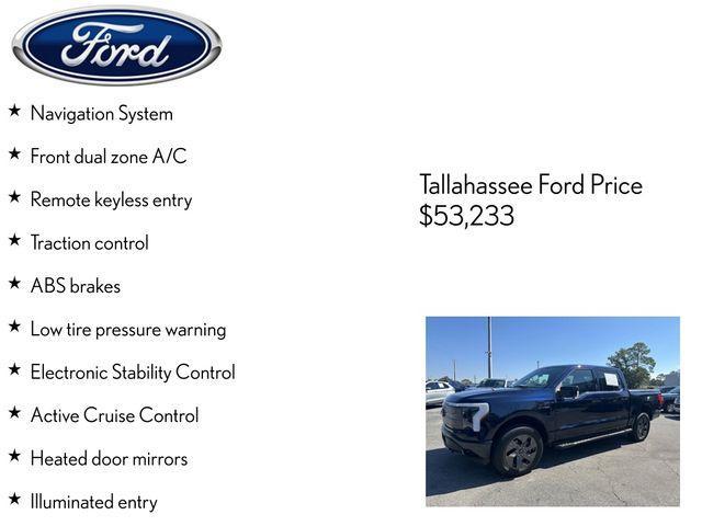 used 2023 Ford F-150 Lightning car, priced at $53,233