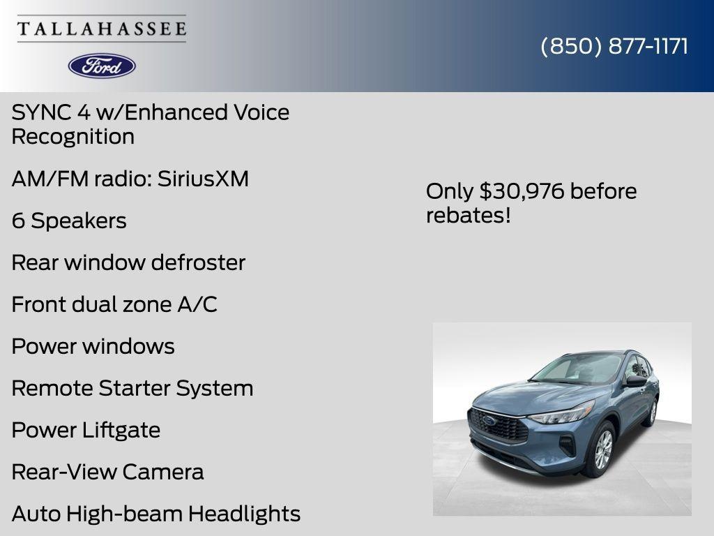 new 2025 Ford Escape car, priced at $27,476