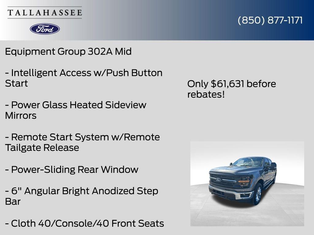 new 2025 Ford F-150 car, priced at $58,631