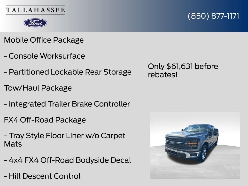 new 2025 Ford F-150 car, priced at $58,631