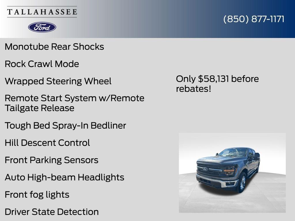new 2025 Ford F-150 car, priced at $58,131