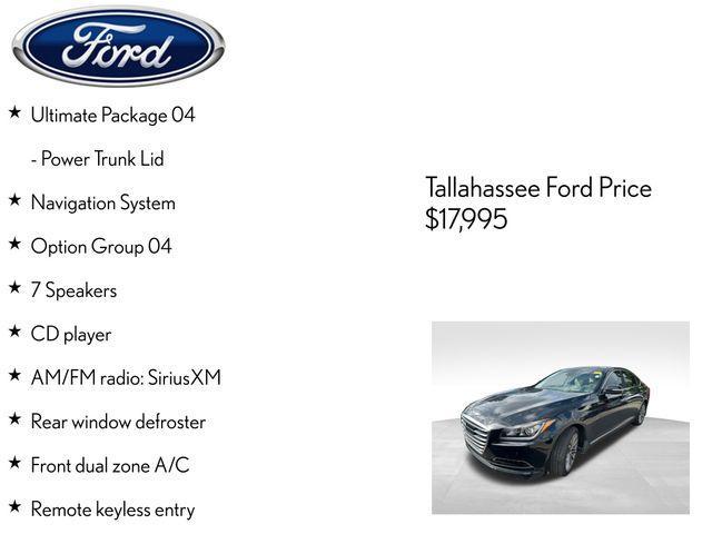 used 2015 Hyundai Genesis car, priced at $14,892