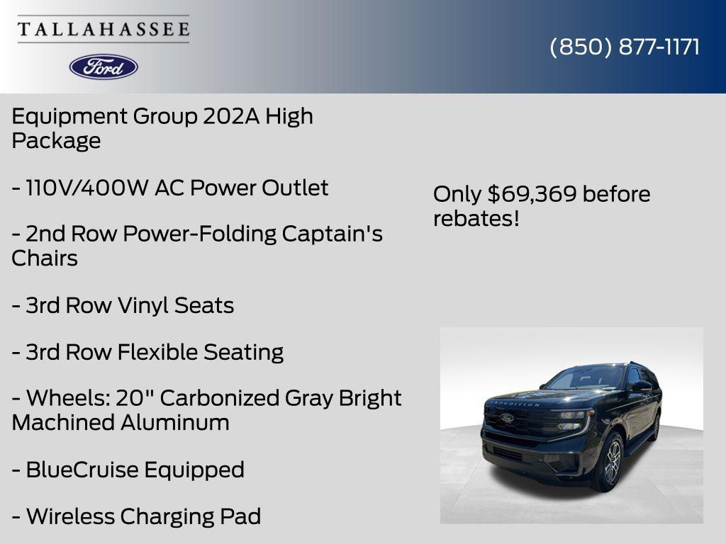 new 2025 Ford Expedition car, priced at $69,369