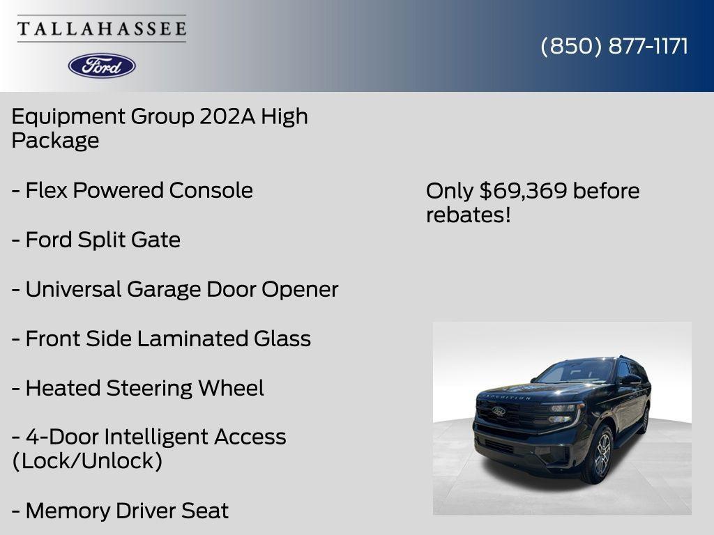 new 2025 Ford Expedition car, priced at $69,369