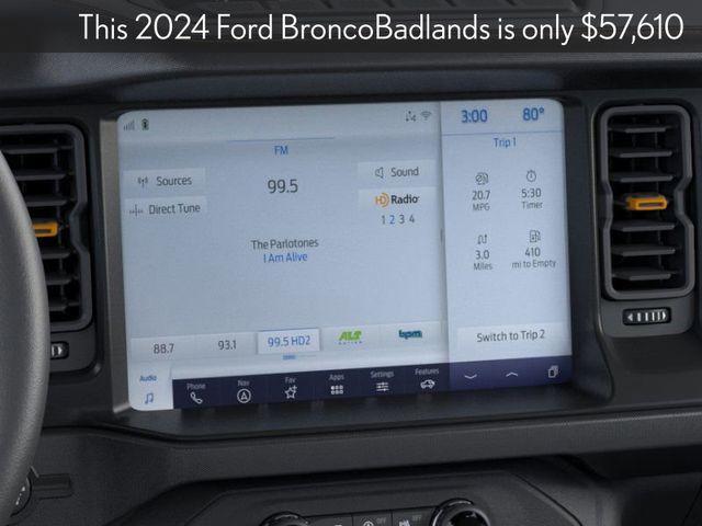 new 2024 Ford Bronco car, priced at $57,610