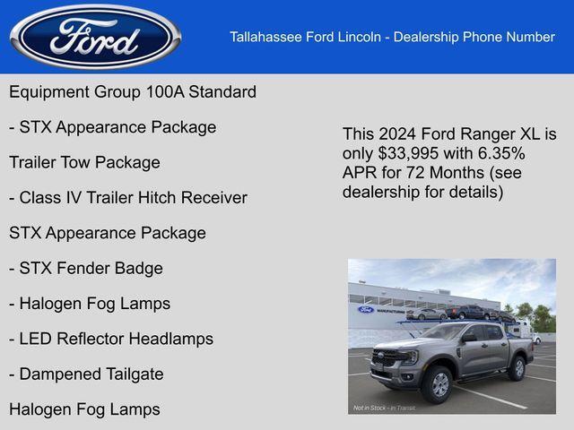 new 2024 Ford Ranger car, priced at $33,995