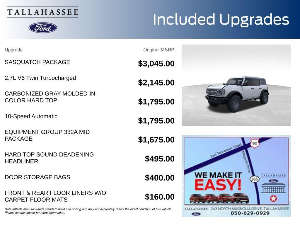 new 2025 Ford Bronco car, priced at $61,090